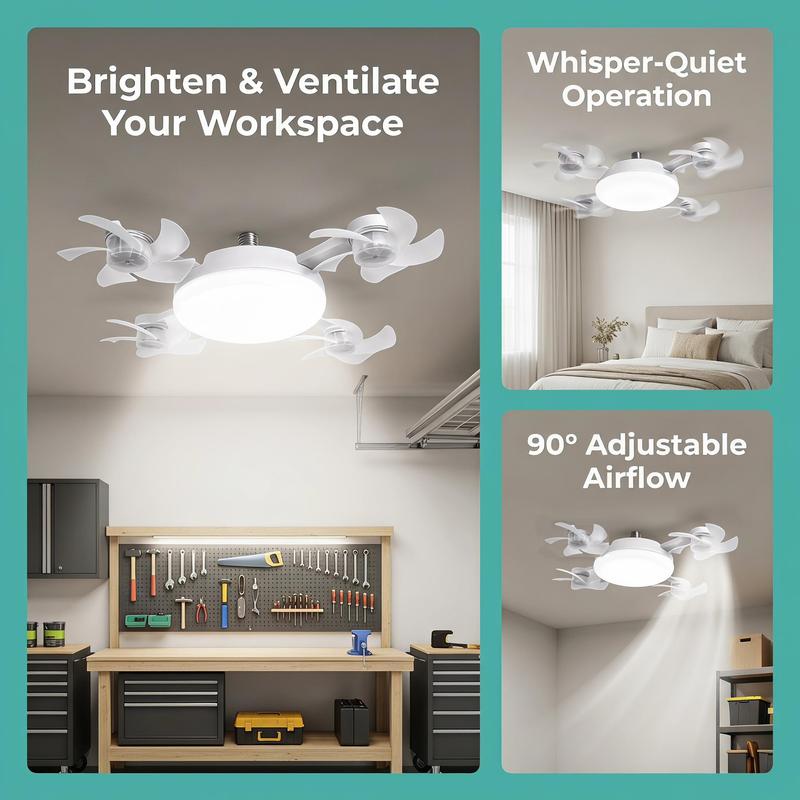Socket Fan Light