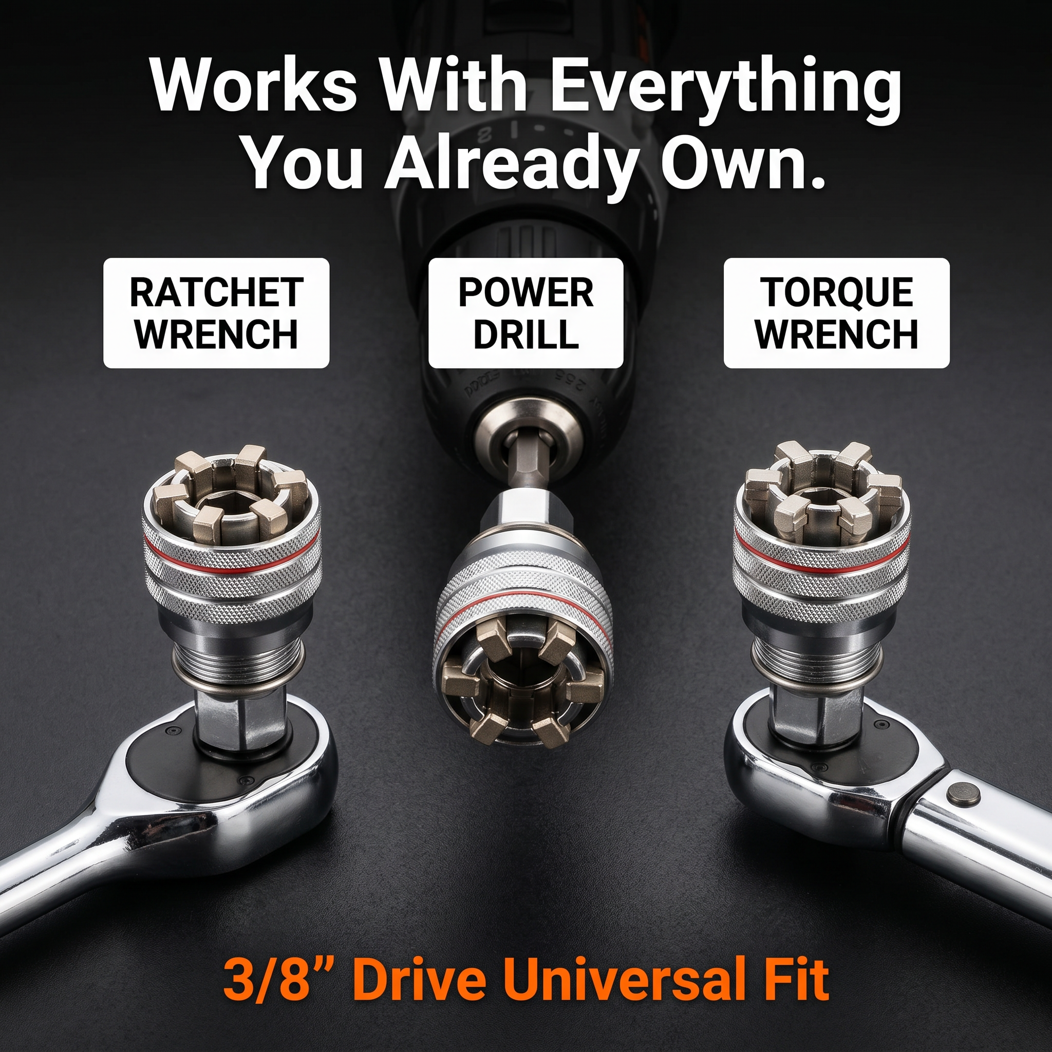 GRIPLOK™ Universal Socket