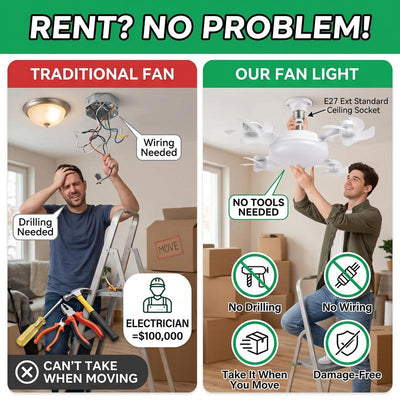 Socket Fan Light