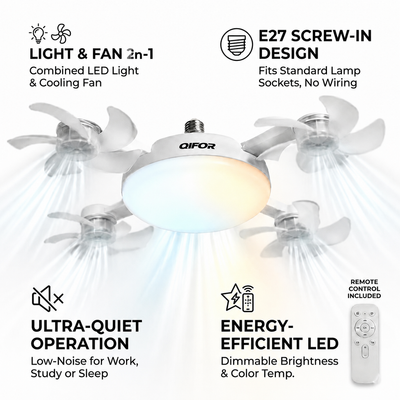 Socket Fan Light